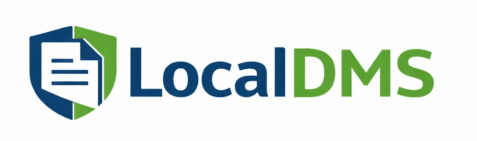 LocalDMS on-premises and SaaS electronic document management system logo